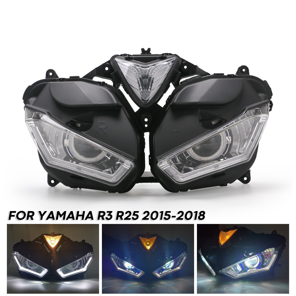 yamaha r3 headlight cover