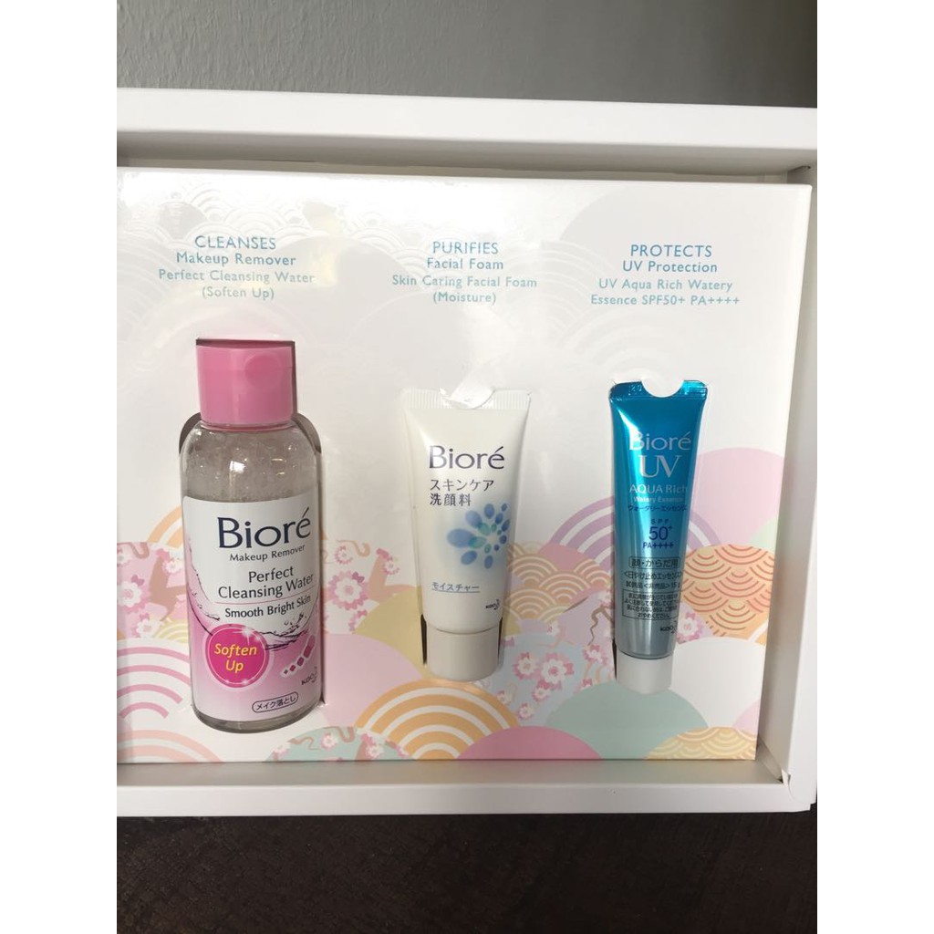 biore skincare set