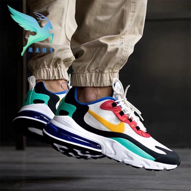 nike air max react 270 multicolor