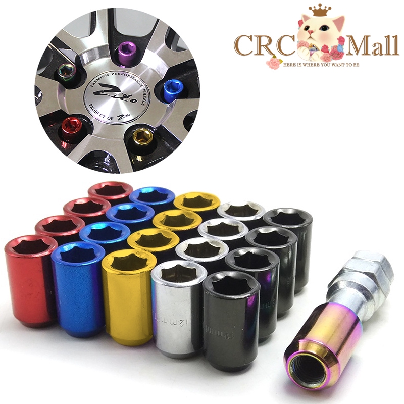 [READY STOCK] BESI WHEEL NUT SPORT RIM NUTS 1.25mm (16PCS) car