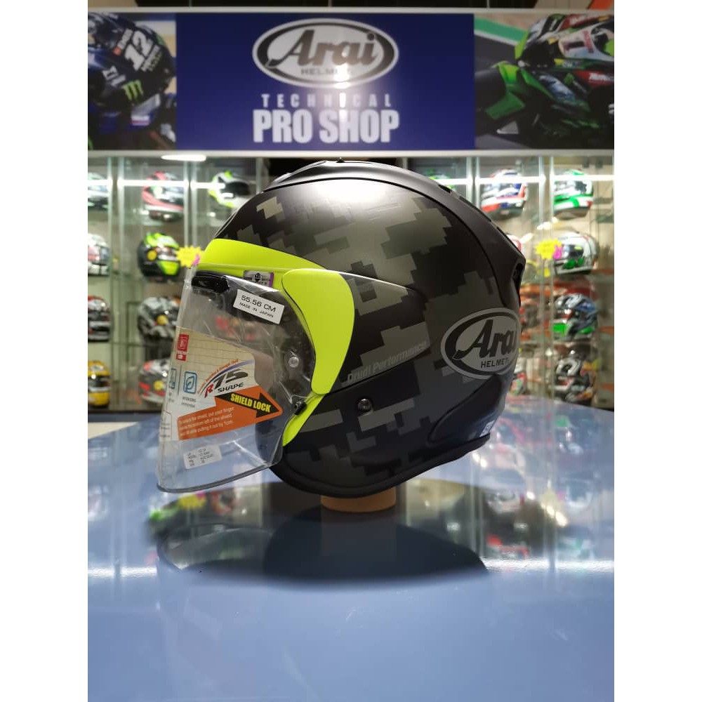 Original Arai Vz Ram Mimetic Open Face Helmet L Cm Pgmall