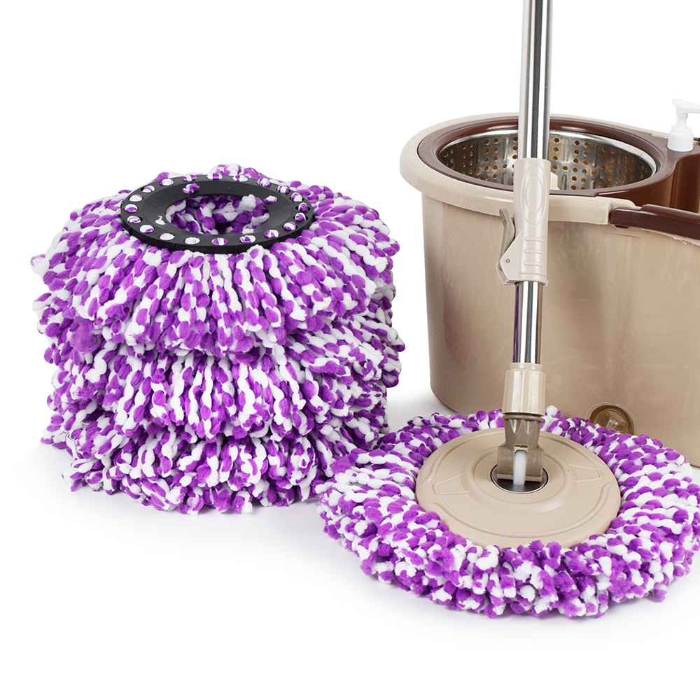 Microfibre Mop Head for 360° Easy Spin Mop (Upgrade Version) Shopee Malaysia