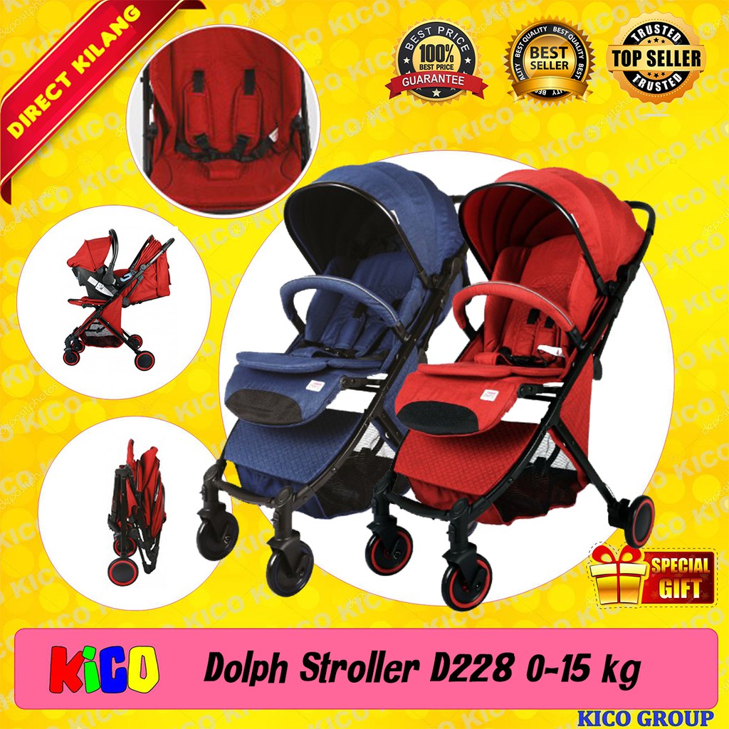 sweet cherry dolph stroller