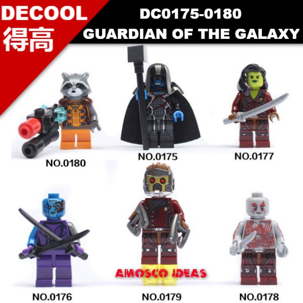 guardians of the galaxy minifigures