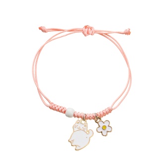 Subei Fashion Adjustable Bracelets Popular Student Hand Woven Hand Rope New Cute Sweet Creative Gift Jewelry Beads Shopee Malaysia