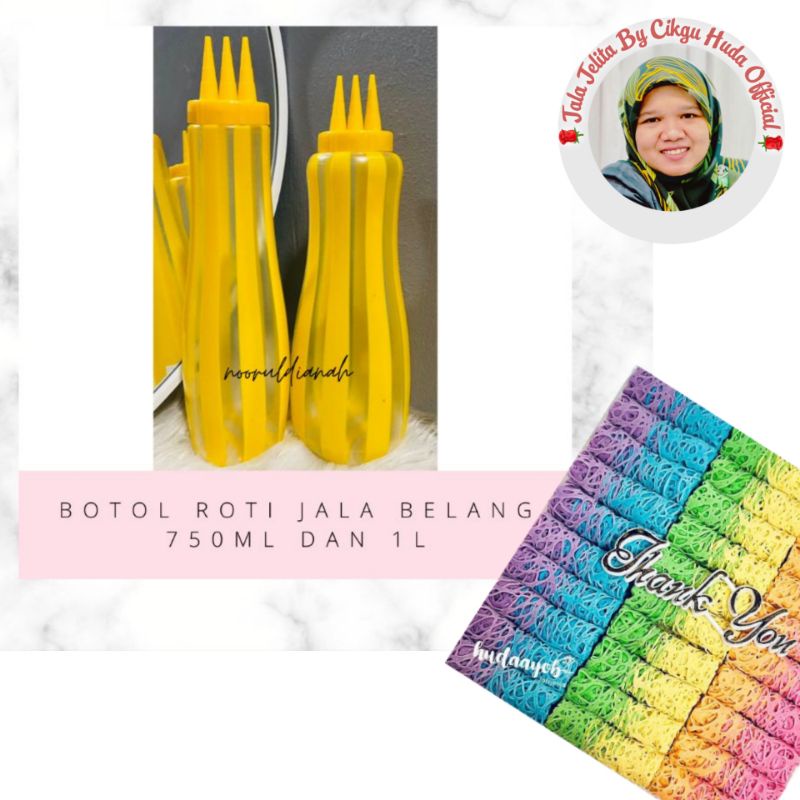 Buy [ Jala Jelita ] Ready Stock Botol Roti Jala Belang 3 Muncung 