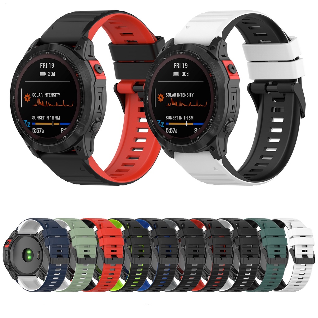 22mm/26mm Silicone Strap For Garmin Fenix 7, Fenix 7X , Garmin Fenix 5  Strap Garmin instinct2/Forerunner 935/945 /Fenix 5X / Garmin fenix 6/6X , fenix  6 pro For Garmin Watch | Shopee Malaysia