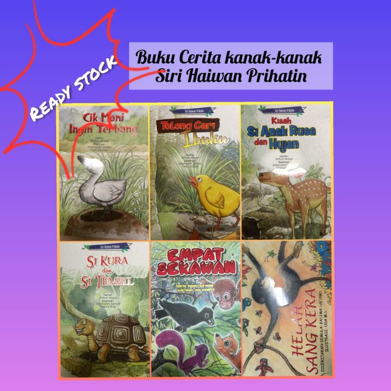 Kidsbooks Buku Cerita Kanak Kanak Siri Haiwan Prihatin Shopee Malaysia