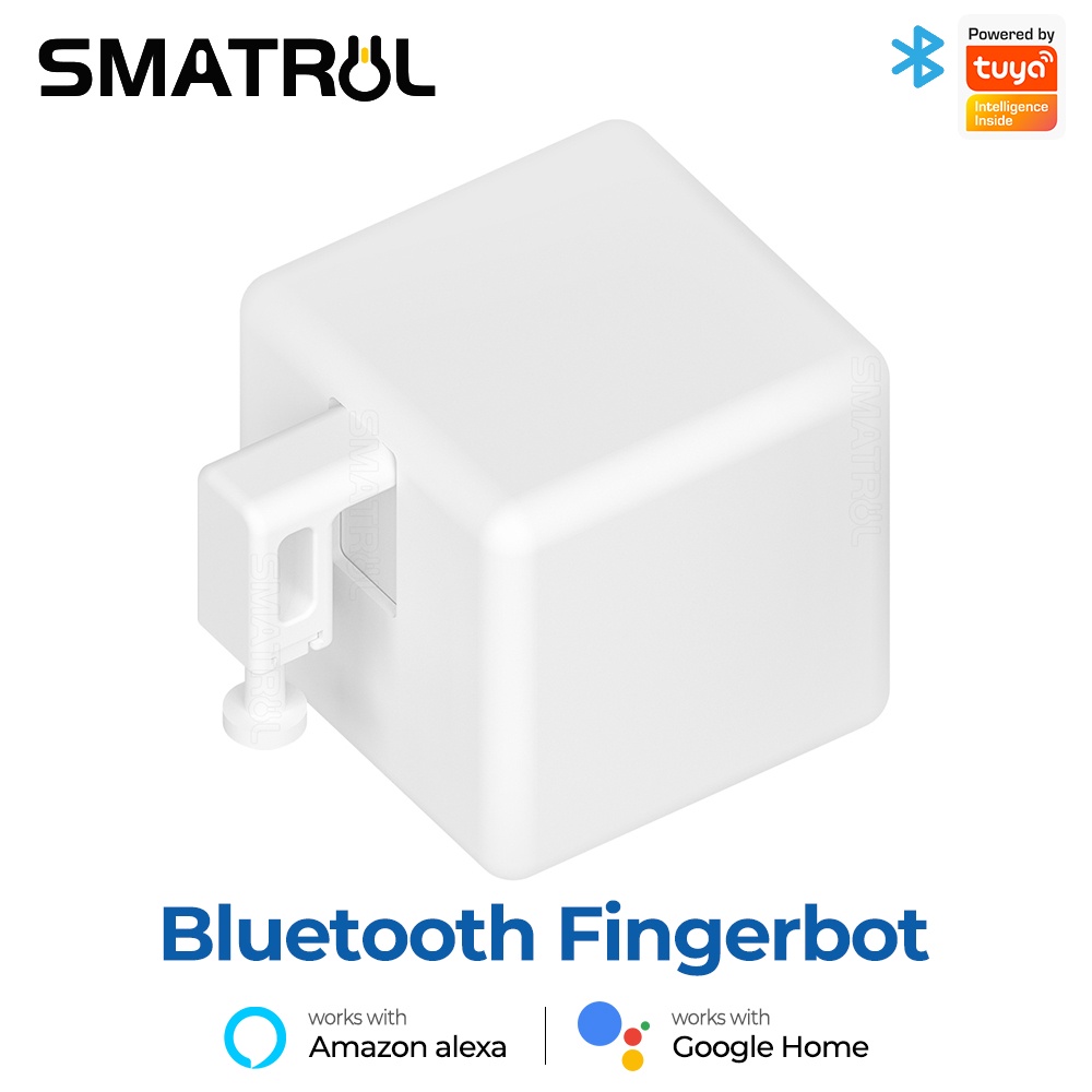 SMATRUL Tuya Smart Bluetooth Finger Robot Fingerbot Switch Button Pusher Smart Life App Voice Control Alexa, Google Assistant