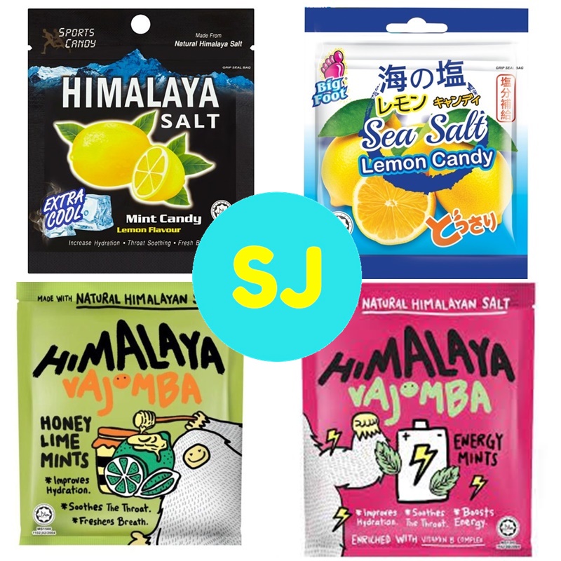 Himalaya Salt Mint Lemon / Ginger Lemon / Sea Salt Lemon Flavour Candy ...