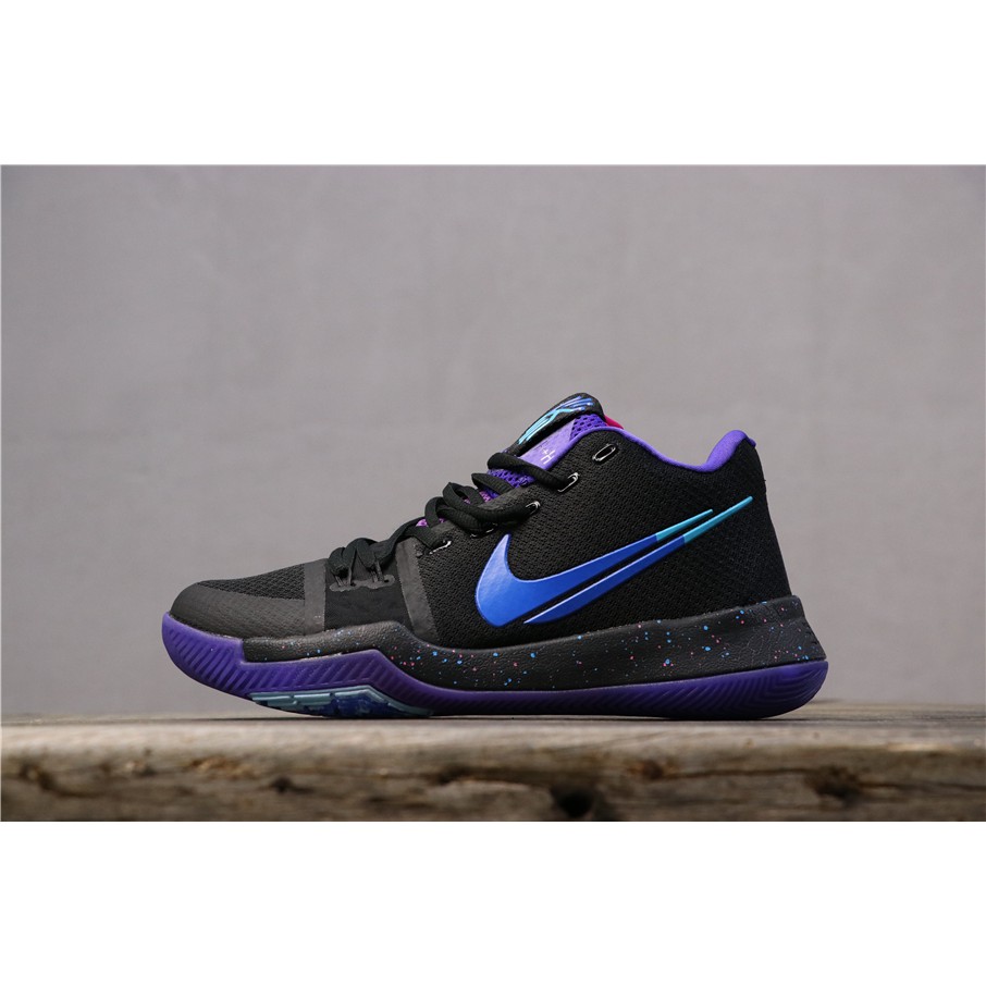 kyrie 3 purple and black
