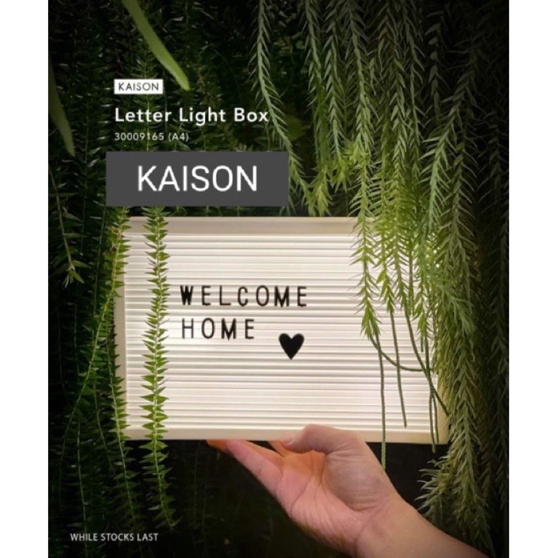 [NEW] KAISON DIY LED Letter Light Box A4 size Cinema Light Box A4