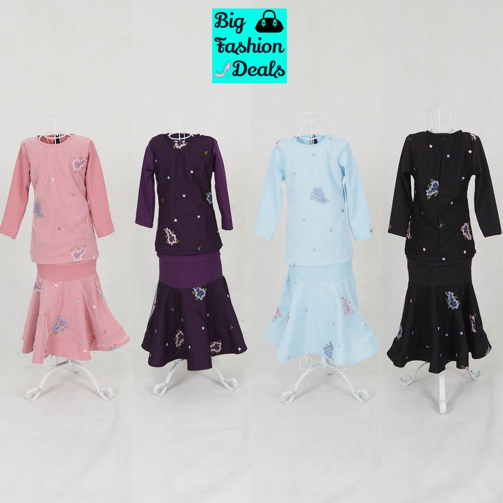 Promo Price Ready Stock Baju Kurung Peplum Budak [3m ...