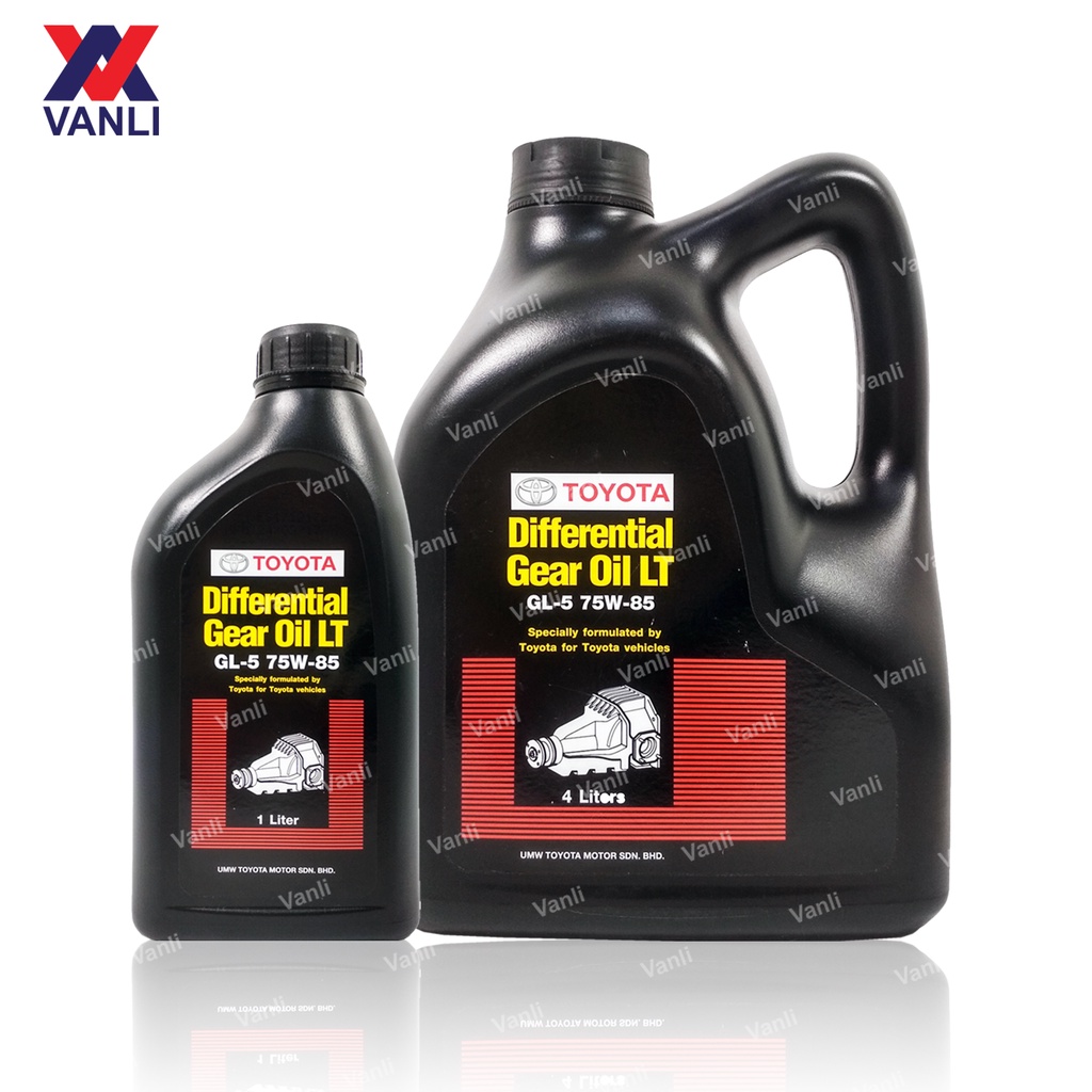 Toyota Differential Gear Oil LT GL-5 75W85 ( 1L / 4L ) - DGLT575W851L