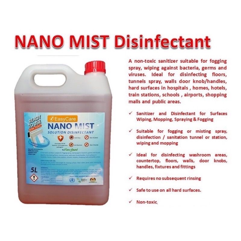 Easy care nano mist