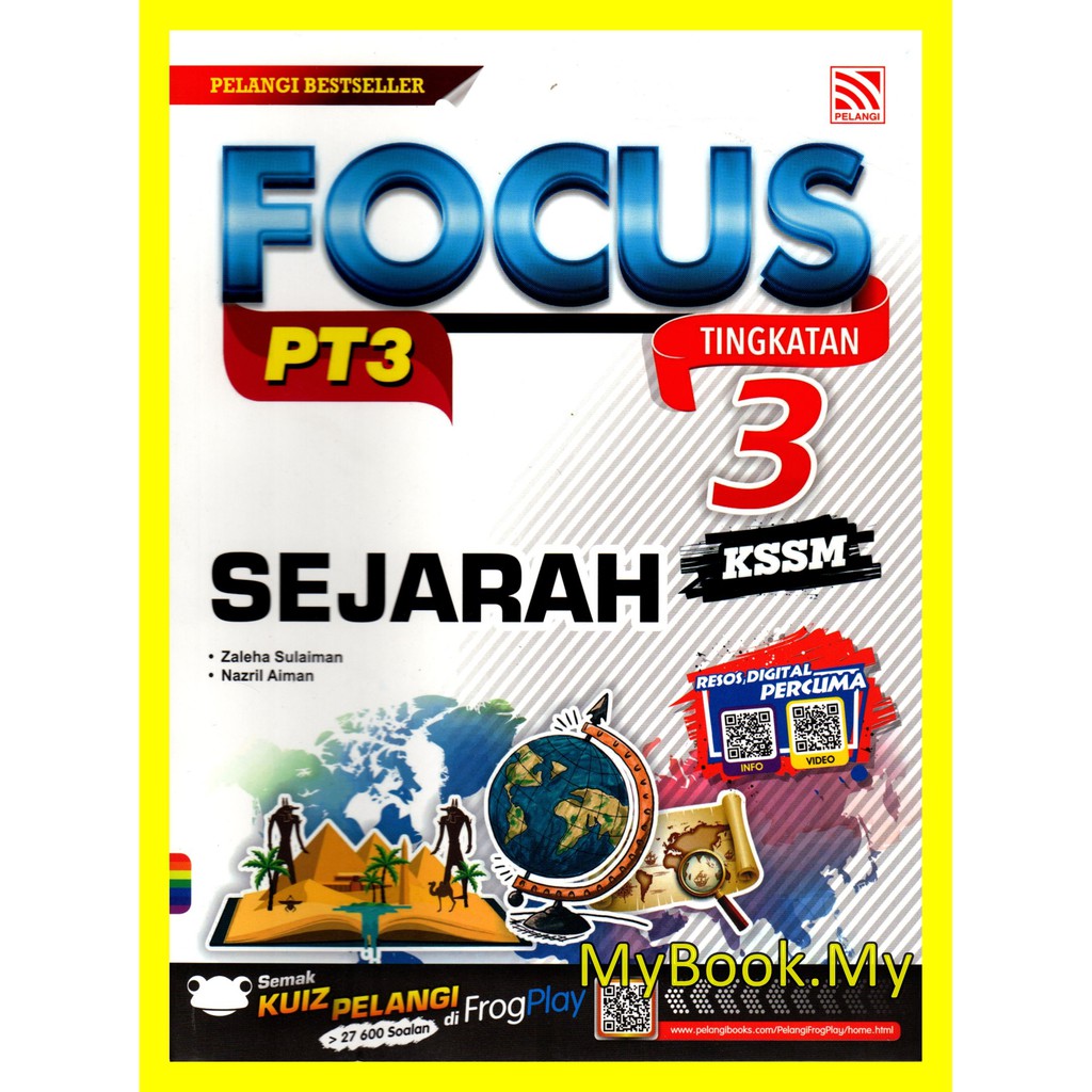 Myb Buku Rujukannota Focus Pt3 Kssm Sejarah Tingkatan 3 Pelangi Shopee Malaysia 7079