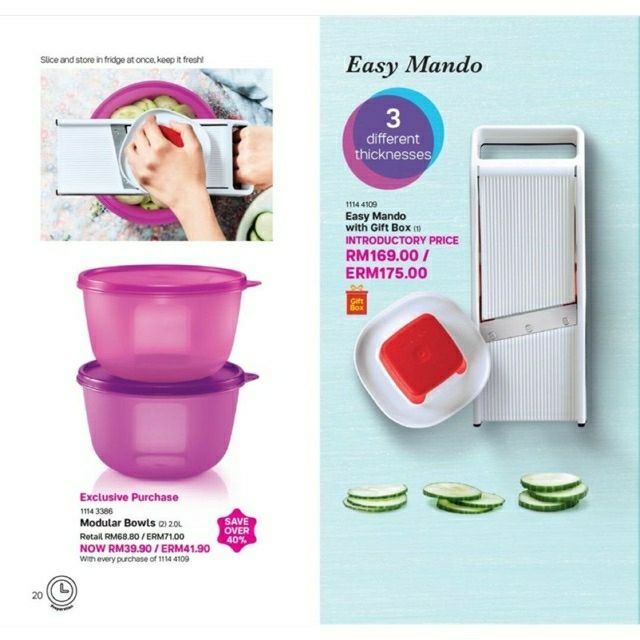 (New) Tupperware Easy Mando