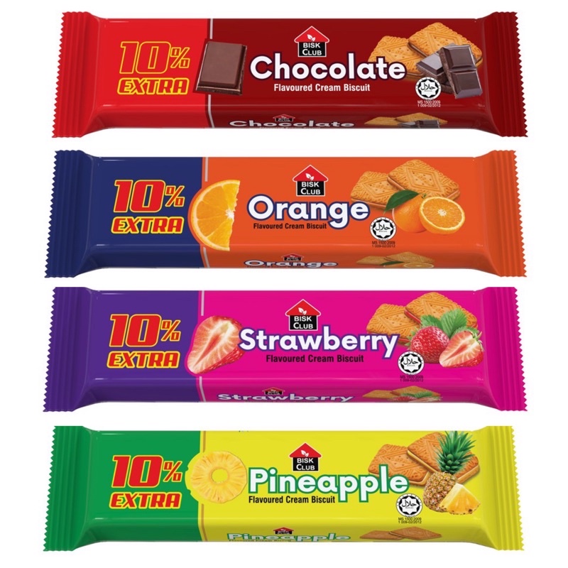 Bisk Club Flavoured Cream Biscuit | Shopee Malaysia