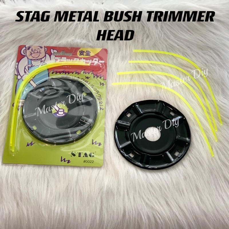 ‼️READY STOCK‼️STAG METAL BUSH TRIMMER HEAD / KEPALA MESIN PEMOTONG RUMPUT / PIRING BESI MESIN POTONG RUMPUT /