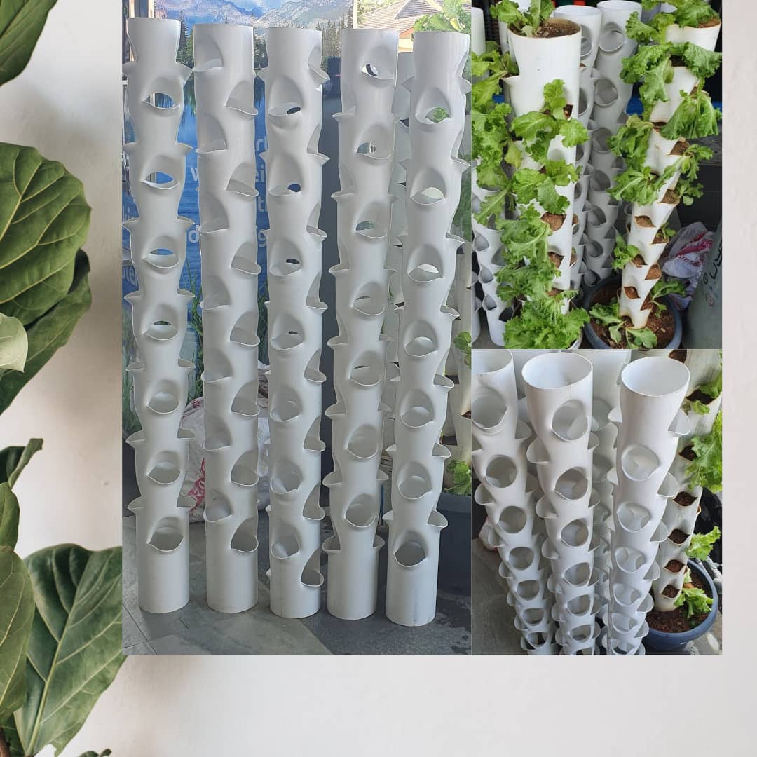 SEGAR Vertical Tower Plant Pot 4ft Height / 3ft Height