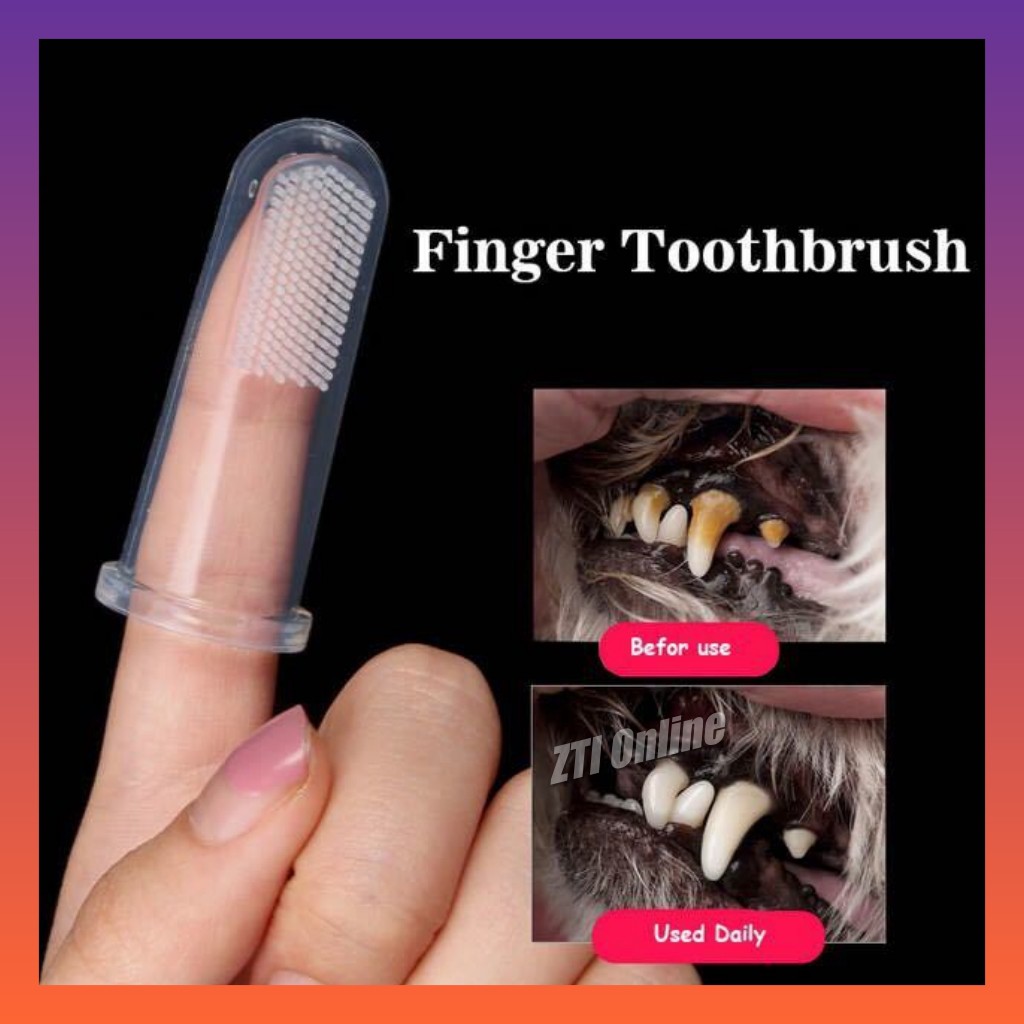 pet finger toothbrush
