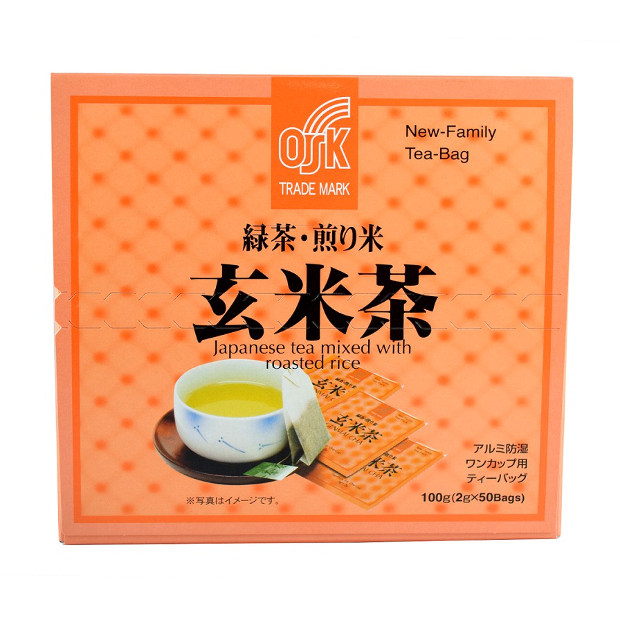 OSK Japanese Tea Mixed with Roasted Rice Genmaicha 2g x 50 Shopee Malaysia