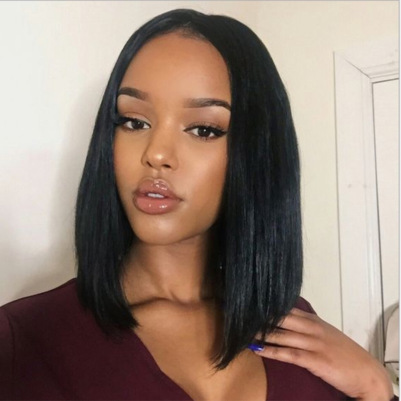 Headband Long Hair Wig Black Female Long Straight Hair Fashion