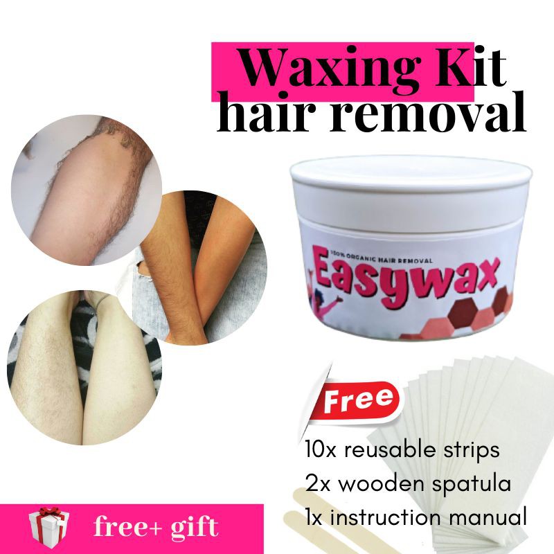 WAX HAIR REMOVAL KIT Easywax Hair Removal 380g | Shopee Malaysia