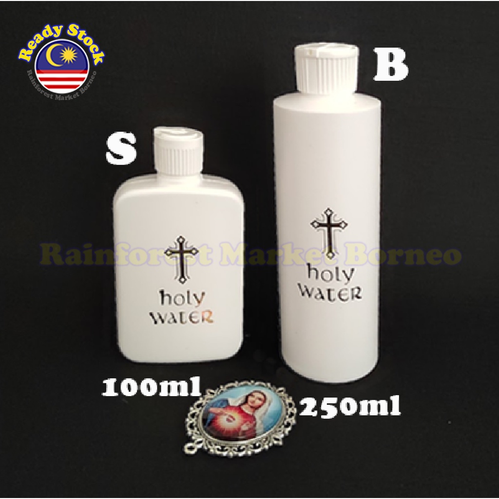 RMC6083 Holy Water Bottle Container (Holy Water not included-Kosong) 100ml 250ml Christian Gifts Catholics Religious