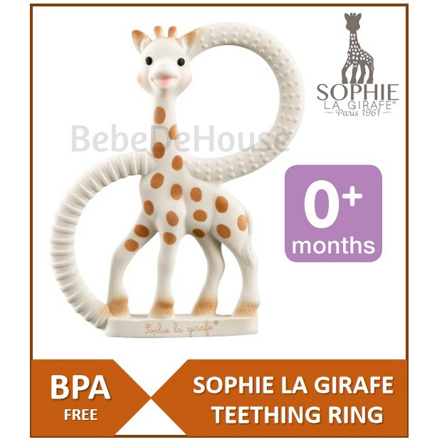 giraffe teething ring