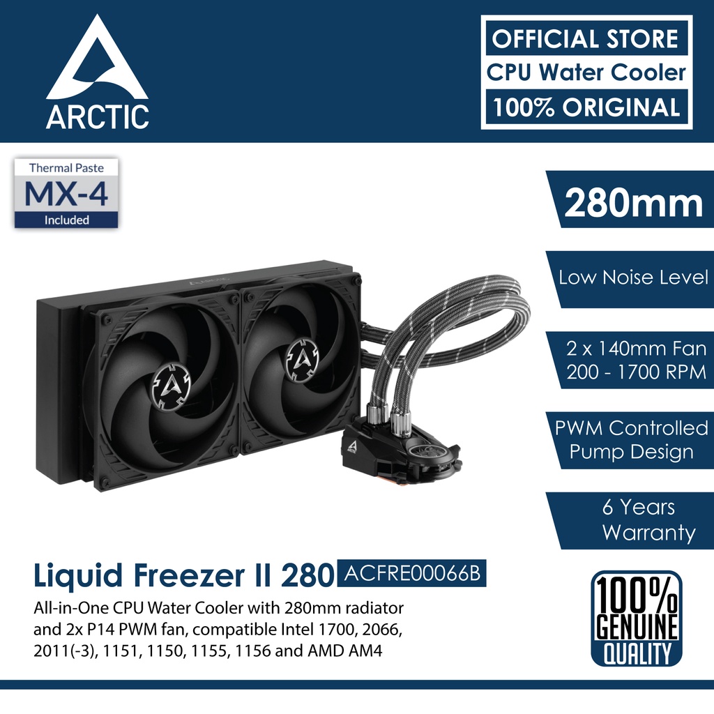 サイズ：280mm ARCTIC 280 - Liquid II Freezer