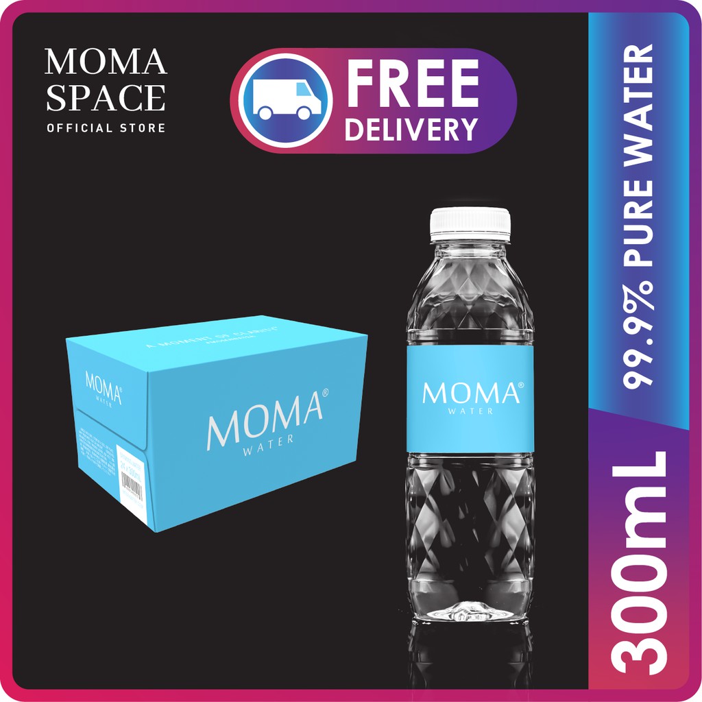 MOMAwater 300mL (1 carton x 24 bottles) - Pure Drinking Water - MOMA ...