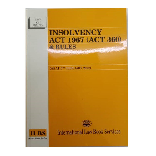 Insolvency Act 1967 (Act 360) & Rules | Shopee Malaysia