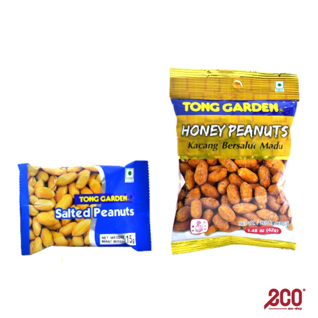 Tong Garden Honey Peanut 42GM + Tong Garden Salted Peanut 15GM AE