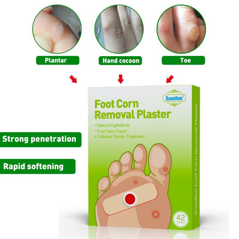 Foot Corn Removal Paster Painless Calluses Plantar Warts Thorn Patch