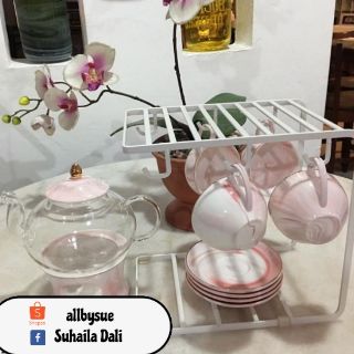  RAK  GANTUNG  CAWAN MUG  TEACUP RACK CUP HOLDER NORDIC STYLE 