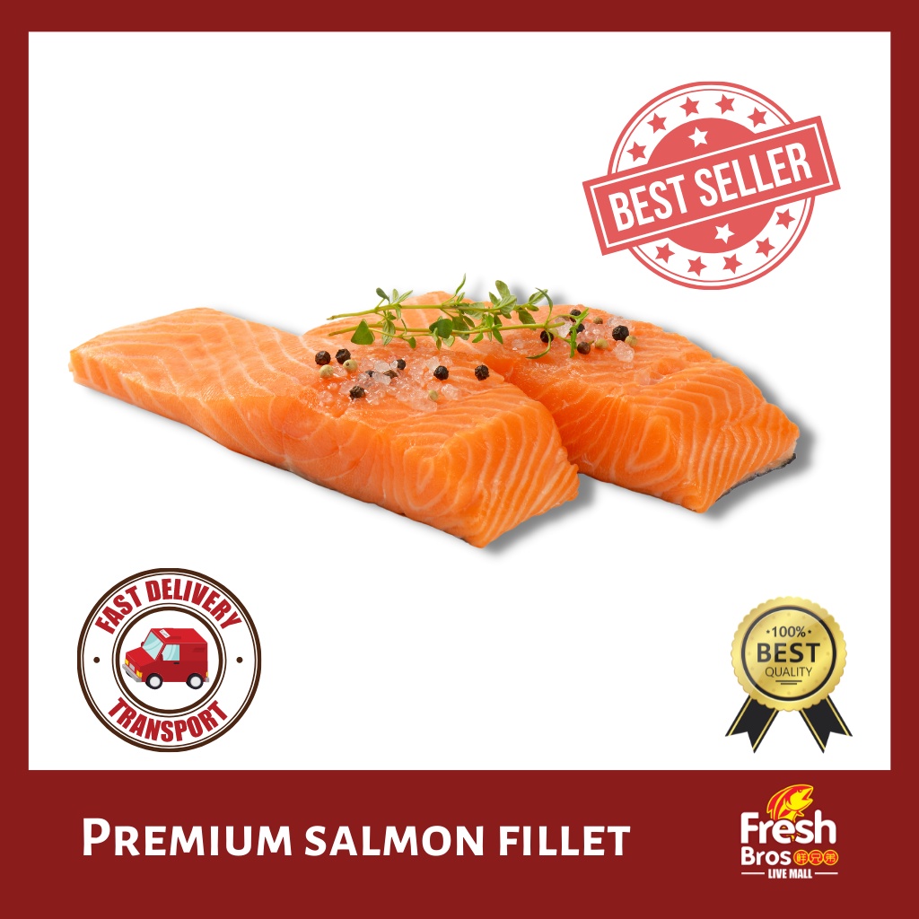 [PREMIUM] Salmon Fillet Cut (150 - 200grams) | Shopee Malaysia