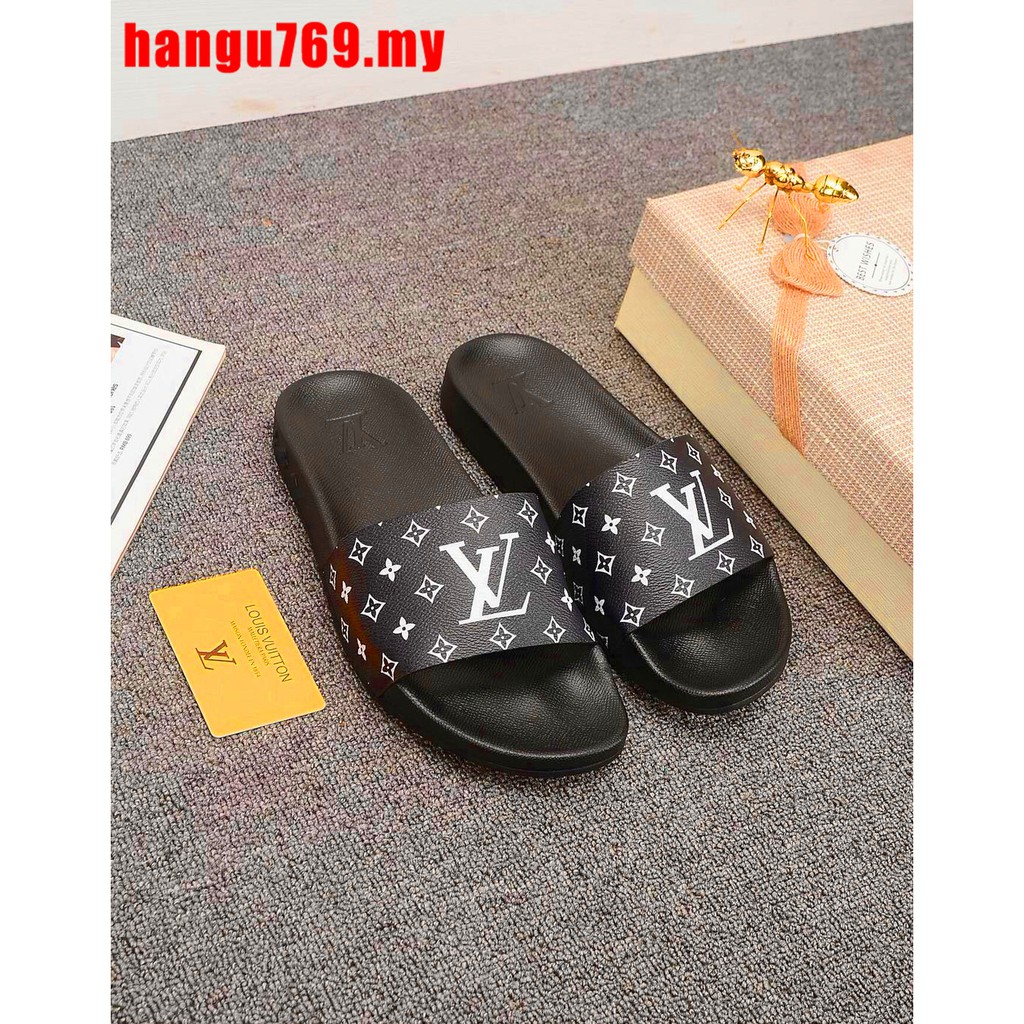 lv slippers mens price