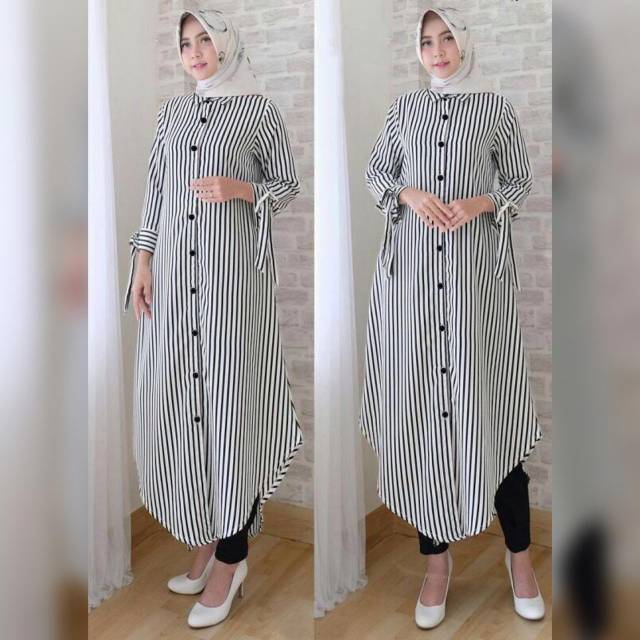 tunic dress muslimah