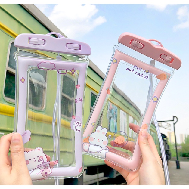 [MALAYSIA READY STOCK] Waterproof Phone Case Universal Smartphone 户外漂流PVC气囊手机套