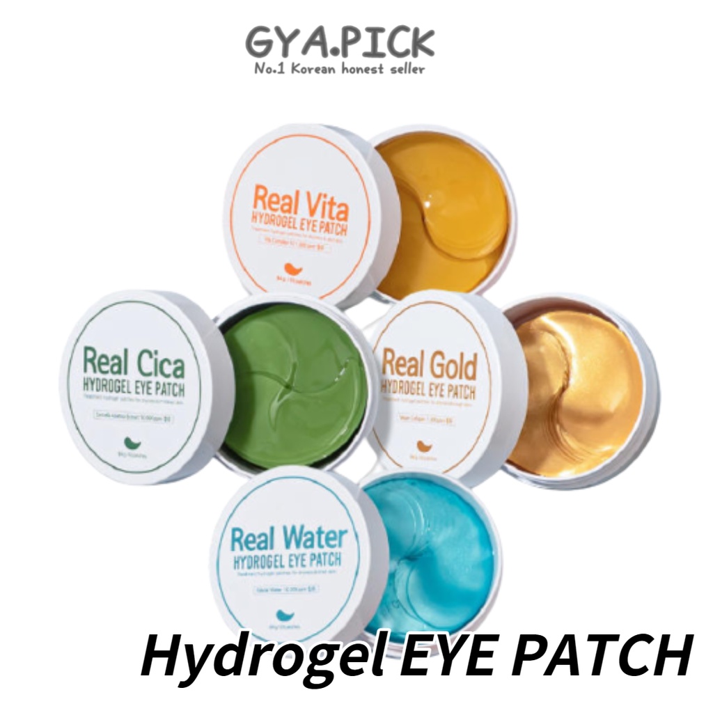 [PRRETI][FREE GIFT] Real Hydrogel Eye Patch 4 Types 60 Sheets (Water