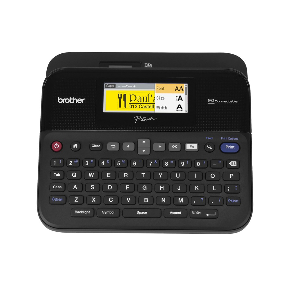 Brother P-touch Label Printer with Full-Colour LCD Screen (model: PT