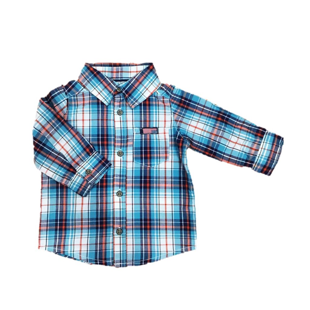 CLEARANCE - Carter's long sleeve shirts kemeja (U.S) | Shopee Malaysia