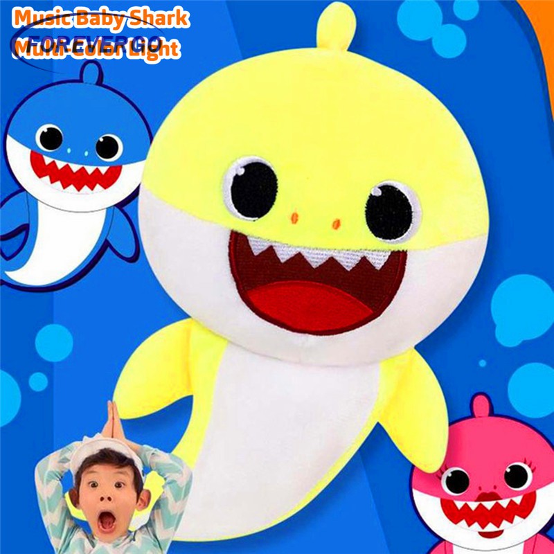 singing baby shark teddy