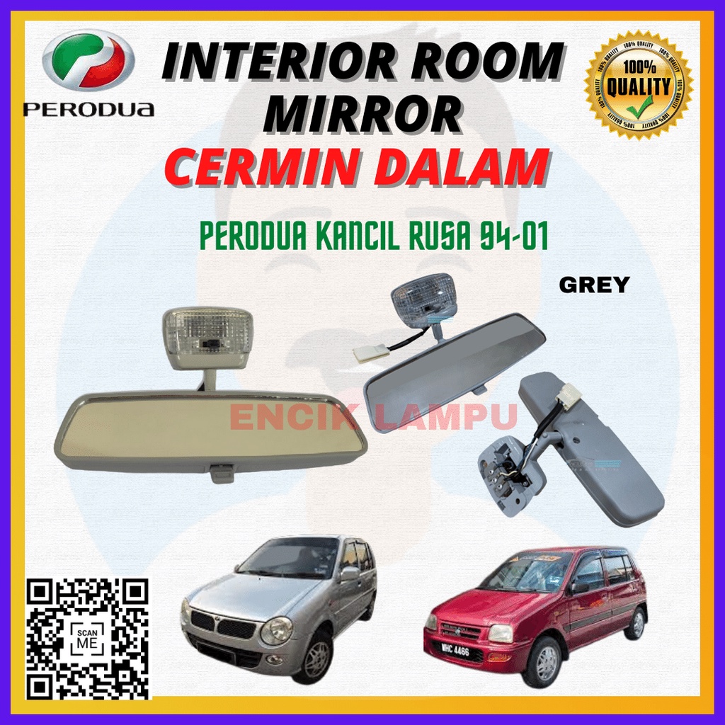 Fastlink Perodua Rusa Kancil Room Mirror Dalam Cermin Original Shopee Malaysia