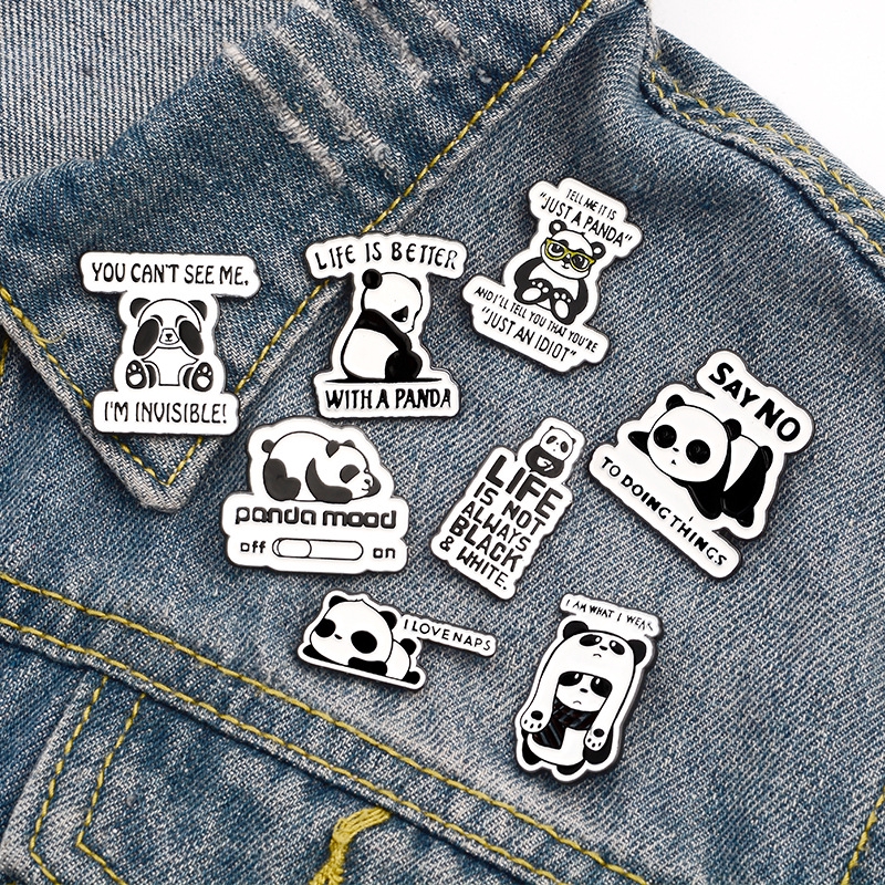 Giant Panda Enamel Lapel Pin Badge/Brooch Cute WWF Animal Consevation Gift BNWT/ 