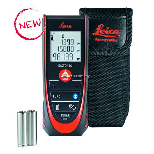 Leica Disto D2 New 100m Laser Distance Meter with Bluetooth 4.0 /Leica D2 New 100m Bluetooth Laser Distance Measure