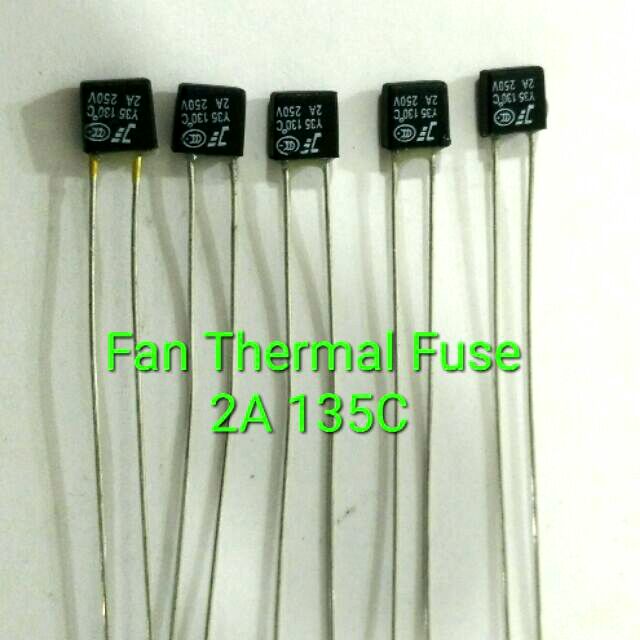 1 Biji Fan 2A 135C Thermal Fuse 2A 135C thermo fuse kipas Shopee Malaysia
