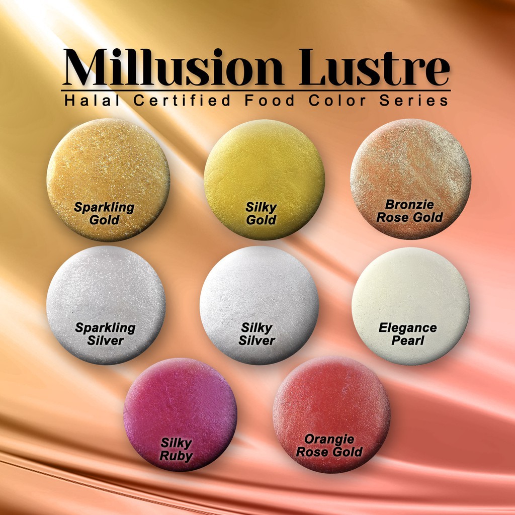 MILLUSION LUSTRE COLOR DUST (GERMANY) HALAL +5G Shopee Malaysia
