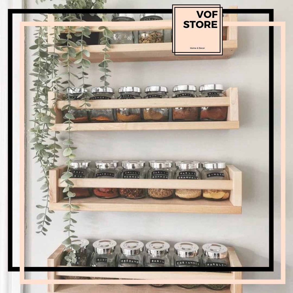 IKEA SPICE RACK BEKVAM SPICE RACK SOLID WOODEN RACK WALL ORGANIZER REK
